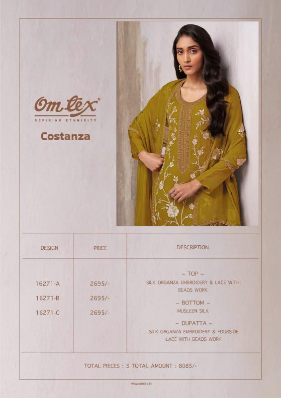 Omtex costanza mumbai dress material wholesale market online